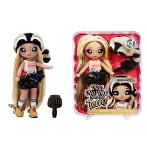 Na! Na! Na! Surprise Teen Fashion Gretchen Stripes Raccoon soft fabric Doll